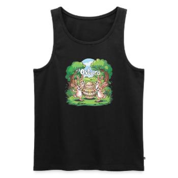 Ostara Eostre Equinox Witch Pagan Goddess Rituals - Men's Premium Organic Tank Top - black - Front - Michal (187cm)