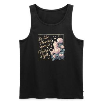 Ostara Eostre Equinox Witch Pagan Goddess Rituals - Men's Premium Organic Tank Top - black - Front - Michal (187cm)