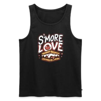 Scout Camping Outdoor Lagerfeuer Wandern - Männer Premium Bio Tank Top - Schwarz - Vorne - Michal (187cm)