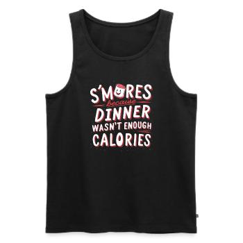 Scout Camping Outdoor Lagerfeuer Wandern - Männer Premium Bio Tank Top - Schwarz - Vorne - Michal (187cm)