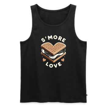 Scout Camping Outdoor Lagerfeuer Wandern - Männer Premium Bio Tank Top - Schwarz - Vorne - Michal (187cm)