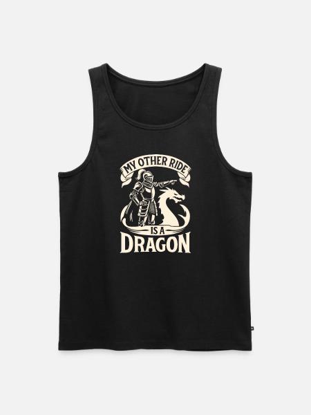 Renaissance Carnival Outfit Medieval - Men's Premium Organic Tank Top - black