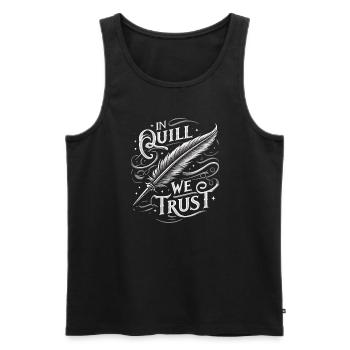 Renaissance-jahrmarkt-outfit Mittelalterlicher - Männer Premium Bio Tank Top - Schwarz - Vorne - AI Model Male 178 light (178cm)