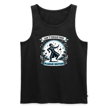 Renaissance-jahrmarkt-outfit Mittelalterlicher - Männer Premium Bio Tank Top - Schwarz - Vorne - AI Model Male 178 light (178cm)