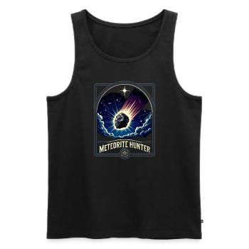 Geologie-steinjagd Achat-jäger-steinsammeln - Männer Premium Bio Tank Top - Schwarz - Vorne - AI Model Male 178 light (178cm)