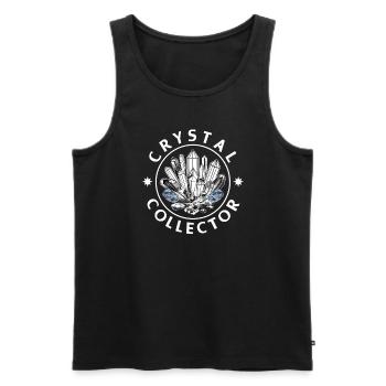 Geologie-steinjagd Achat-jäger-steinsammeln - Männer Premium Bio Tank Top - Schwarz - Vorne - AI Model Male 178 light (178cm)