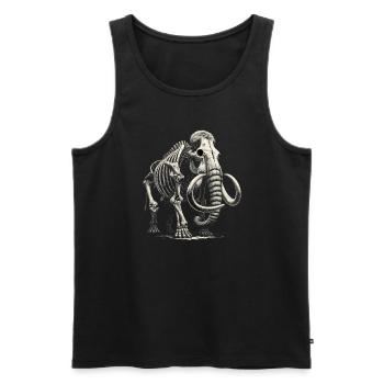 Fossil Hunter, Fossil Hunter, Paleontologist - Men's Premium Organic Tank Top - black - Front - AI Model Male 178 light (178cm)