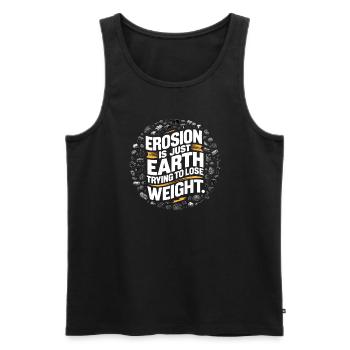 Geologie-steinjagd Achat-jäger-steinsammeln - Männer Premium Bio Tank Top - Schwarz - Vorne - AI Model Male 178 light (178cm)