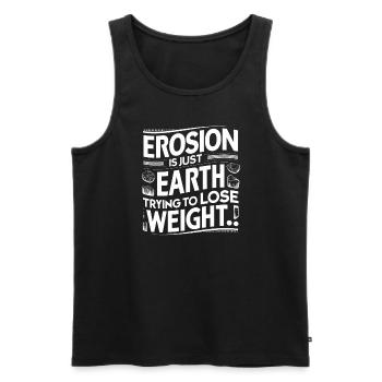 Geologie-steinjagd Achat-jäger-steinsammeln - Männer Premium Bio Tank Top - Schwarz - Vorne - AI Model Male 178 light (178cm)