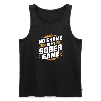 Recovery from alcohol dependence sobriety a a - Men's Premium Organic Tank Top - black - Front - Michal (187cm)