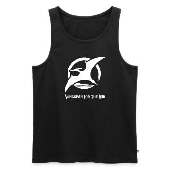 Fossil Hunter, Fossil Hunter, Paleontologist - Men's Premium Organic Tank Top - black - Front - AI Model Male 178 light (178cm)