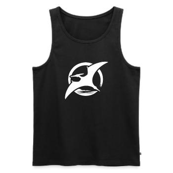Fossil Hunter, Fossil Hunter, Paleontologist - Men's Premium Organic Tank Top - black - Front - AI Model Male 178 light (178cm)