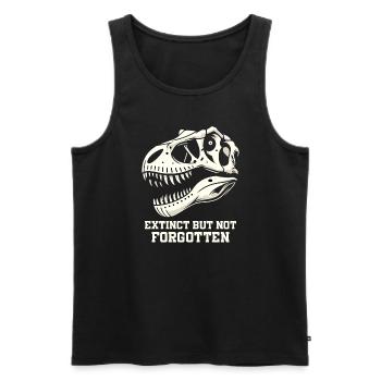 Fossil Hunter, Fossil Hunter, Paleontologist - Men's Premium Organic Tank Top - black - Front - AI Model Male 178 light (178cm)