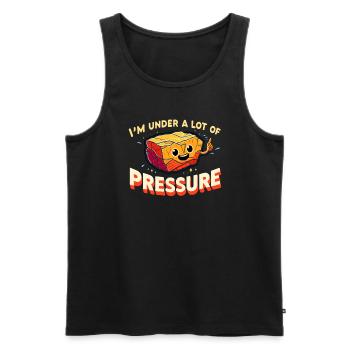 Geologie-steinjagd Achat-jäger-steinsammeln - Männer Premium Bio Tank Top - Schwarz - Vorne - AI Model Male 178 light (178cm)