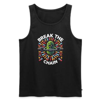 Microbiologist Microbiology Lab Staph Biology - Männer Premium Bio Tank Top - Schwarz - Vorne - Michal (187cm)