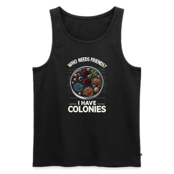 Microbiologist Microbiology Lab Staph Biology - Men's Premium Organic Tank Top - black - Front - Michal (187cm)