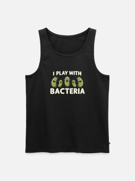 Microbiologist Microbiology Lab Staph Biology - Men's Premium Organic Tank Top - black