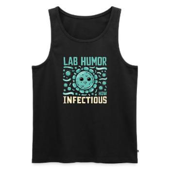 Microbiologist Microbiology Lab Staph Biology - Men's Premium Organic Tank Top - black - Front - Michal (187cm)
