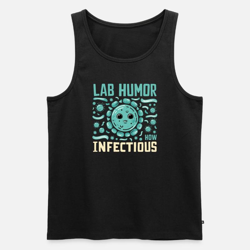 Microbiologist Microbiology Lab Staph Biology - Männer Premium Bio Tank Top - Schwarz