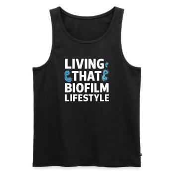 Microbiologist Microbiology Lab Staph Biology - Männer Premium Bio Tank Top - Schwarz - Vorne - AI Model Male 178 light (178cm)