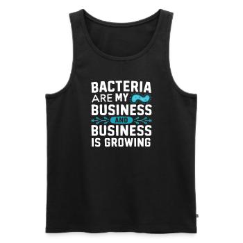 Microbiologist Microbiology Lab Staph Biology - Männer Premium Bio Tank Top - Schwarz - Vorne - Michal (187cm)