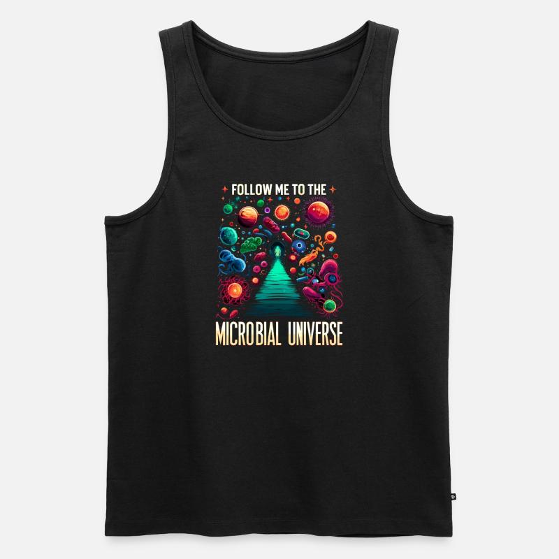 Microbiologist Microbiology Lab Staph Biology - Men's Premium Organic Tank Top - black