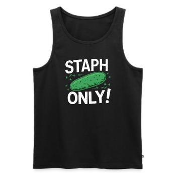 Microbiologist Microbiology Lab Staph Biology - Männer Premium Bio Tank Top - Schwarz - Vorne - Michal (187cm)