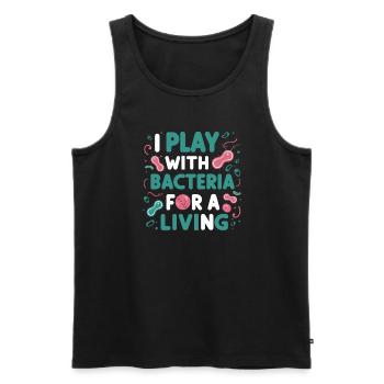 Microbiologist Microbiology Lab Staph Biology - Männer Premium Bio Tank Top - Schwarz - Vorne - Michal (187cm)