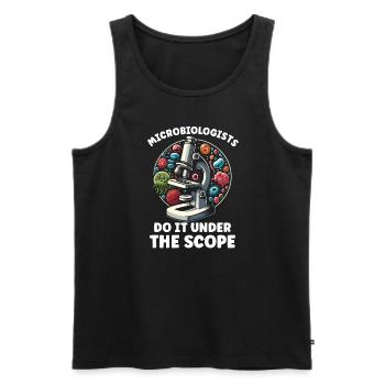 Microbiologist Microbiology Lab Staph Biology - Männer Premium Bio Tank Top - Schwarz - Vorne - Michal (187cm)