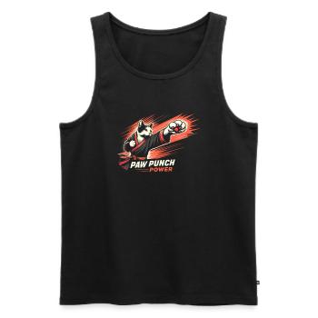 Kung Fu Chinese Kung Fu Asian Kung Fu - Men's Premium Organic Tank Top - black - Front - AI Model Male 178 light (178cm)