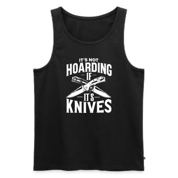Knife Collector Knife Collection Hunting Fishing - Männer Premium Bio Tank Top - Schwarz - Vorne - Michal (187cm)