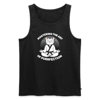 Kung Fu Chinese Kung Fu Asian Kung Fu - Men's Premium Organic Tank Top - black - Front - AI Model Male 178 light (178cm)