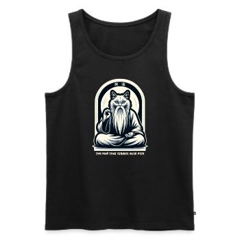 Kung Fu Chinese Kung Fu Asian Kung Fu - Men's Premium Organic Tank Top - black - Front - AI Model Male 178 light (178cm)