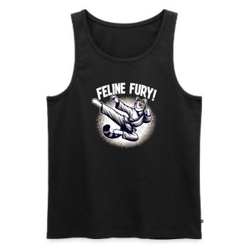 Kung Fu Chinese Kung Fu Asian Kung Fu - Men's Premium Organic Tank Top - black - Front - AI Model Male 178 light (178cm)