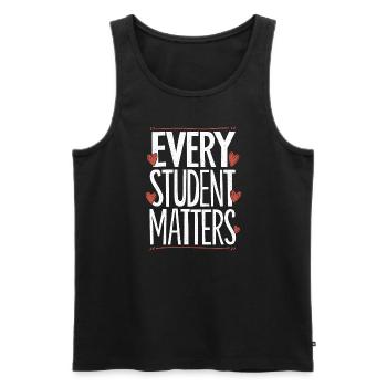 Sonderpädagogik-lehrer "sped Teacher Inclusion" - Men's Premium Organic Tank Top - black - Front - Michal (187cm)