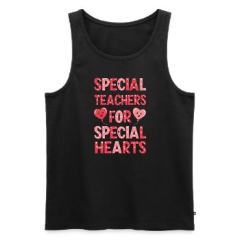 Sonderpädagogik-lehrer "sped Teacher Inclusion" - Men's Premium Organic Tank Top - black - Front - Michal (187cm)