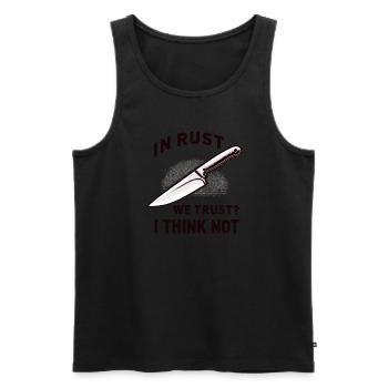 Knife Collector Knife Collection Hunting Fishing - Männer Premium Bio Tank Top - Schwarz - Vorne - Michal (187cm)