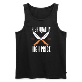 Knife Collector Knife Collection Hunting Fishing - Männer Premium Bio Tank Top - Schwarz - Vorne - Michal (187cm)