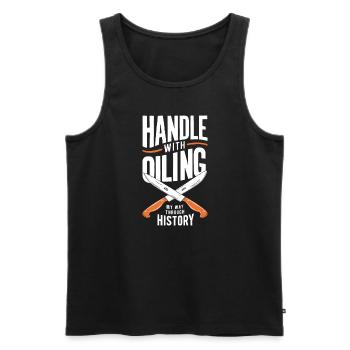 Knife Collector Knife Collection Hunting Fishing - Männer Premium Bio Tank Top - Schwarz - Vorne - Michal (187cm)