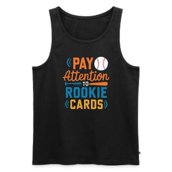 Cartes de Baseball joueur de Baseball Fan de Baseball cadeau - Débardeur bio Premium Homme - noir - Devant - Michal (187cm)