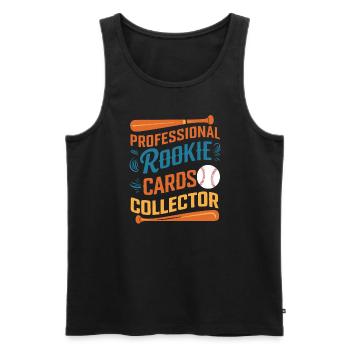 Cartes de Baseball joueur de Baseball Fan de Baseball cadeau - Débardeur bio Premium Homme - noir - Devant - Michal (187cm)