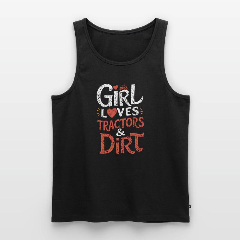 Tractor Pulling Tractor Pulling Tractor Power Farm Männer Premium Bio Tank Top