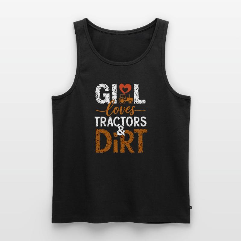 Tractor Pulling Tractor Pulling Tractor Power Farm Männer Premium Bio Tank Top