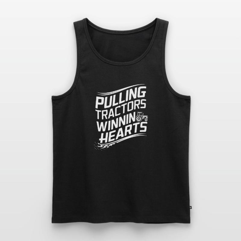 Tractor Pulling Tractor Pulling Tractor Power Farm Männer Premium Bio Tank Top