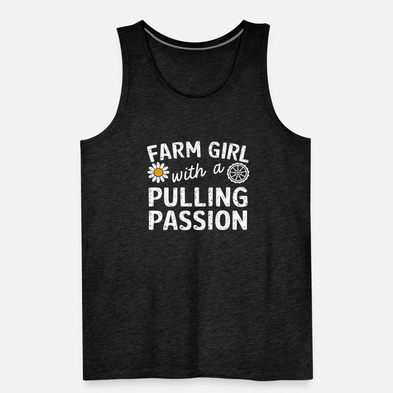 Tractor Pulling Tractor Pulling Tractor Power Farm Männer Premium Bio Tank Top