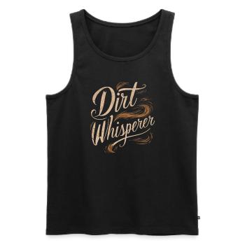 School administrators School staff Caretakers - Men's Premium Organic Tank Top - black - Front - Michal (187cm)