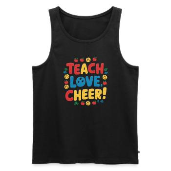 Special Education Teacher "sped Teacher Inclusion" - Men's Premium Organic Tank Top - black - Front - AI Model Male 178 light (178cm)