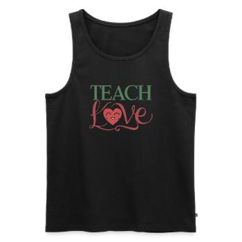 Sonderpädagogik-lehrer „sped Teacher Inclusion“ - Men's Premium Organic Tank Top - black - Front - Michal (187cm)