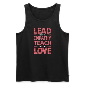 Sonderpädagogik-lehrer „sped Teacher Inclusion“ - Men's Premium Organic Tank Top - black - Front - Michal (187cm)