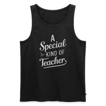 Sonderpädagogik-lehrer „sped Teacher Inclusion“ - Men's Premium Organic Tank Top - black - Front - Michal (187cm)